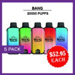 BANG – 5 PACK – 20000 PUFFS