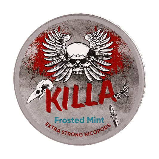 FrostedMintNicotinePouchesbyKilla1.webp KILLA – Frosted Mint - Image 1