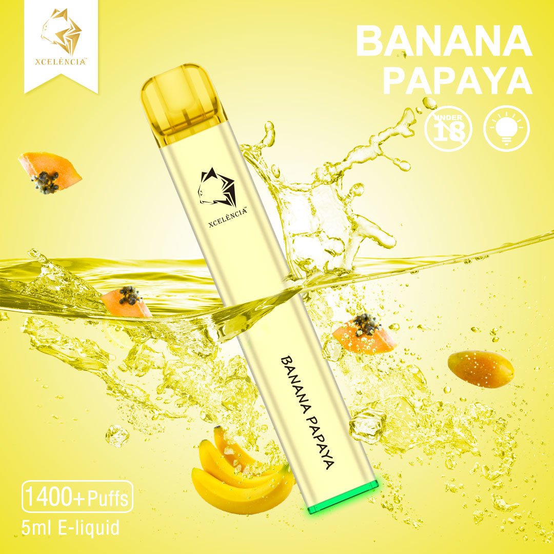 GUNNPOD-LITE-BANANA-PAPAYA.jpg GUNNPOD BANANA PAPAYA – 1400 PUFFS - Image 1