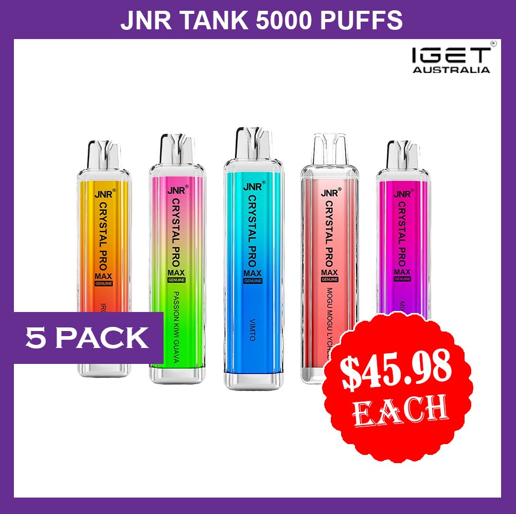 JNR-CRYSTAL-PRO-MAX-5-PACKS-5000-PUFFS.jpg JNR CRYSTAL PRO MAX – 5000 PUFFS – 5 PACK - Image 1