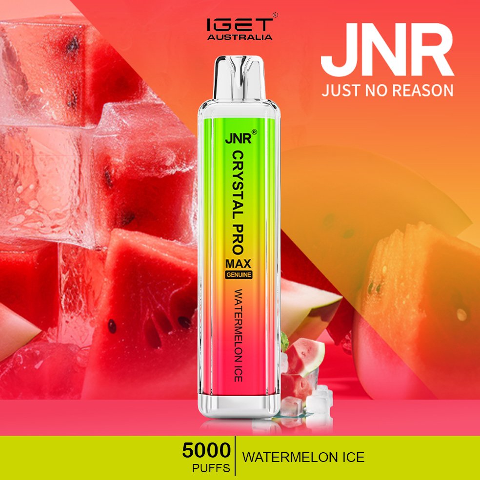 JNR-CRYSTAL-PRO-MAX-WATERMELON-ICE-5000-PUFFS.jpg JNR CRYSTAL PRO MAX – WATERMELON ICE – 5000 PUFFS - Image 1