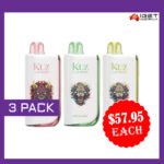 KUZ LUX 9000 PUFFS – 3 PACK