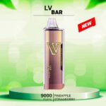 LV BAR PINEAPPLE STRAWBERRY – 9000 PUFFS