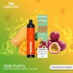 X-QLUSIVE MEGA PASSIONFRUIT MANGO – 3500 PUFFS