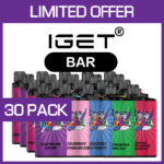 IGET BAR – 3500 PUFFS  – 30 PACK