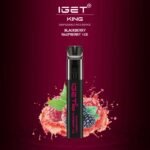 IGET KING BLACKBERRY RASPBERRY ICE – 2600 PUFFS