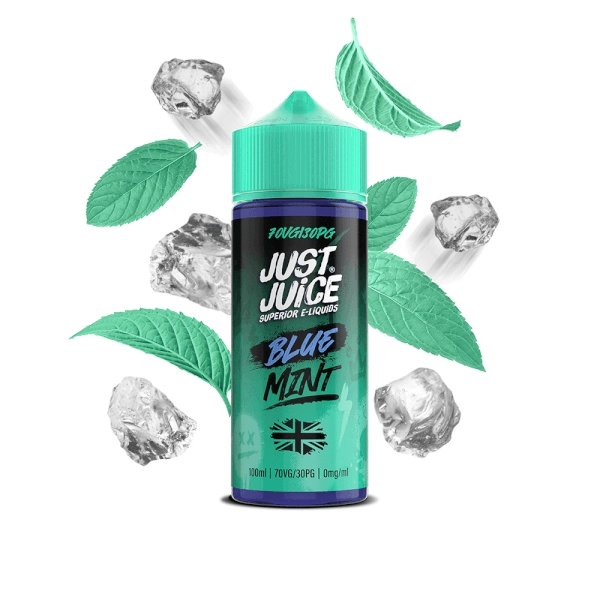 just-juice-mint-range-blue-mint-100ml.webp Just Juice Mint Range Blue Mint 100ml - Image 1