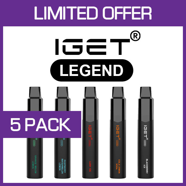 l5.png IGET LEGEND – 4000 PUFFS – 5 PACK - Image 1