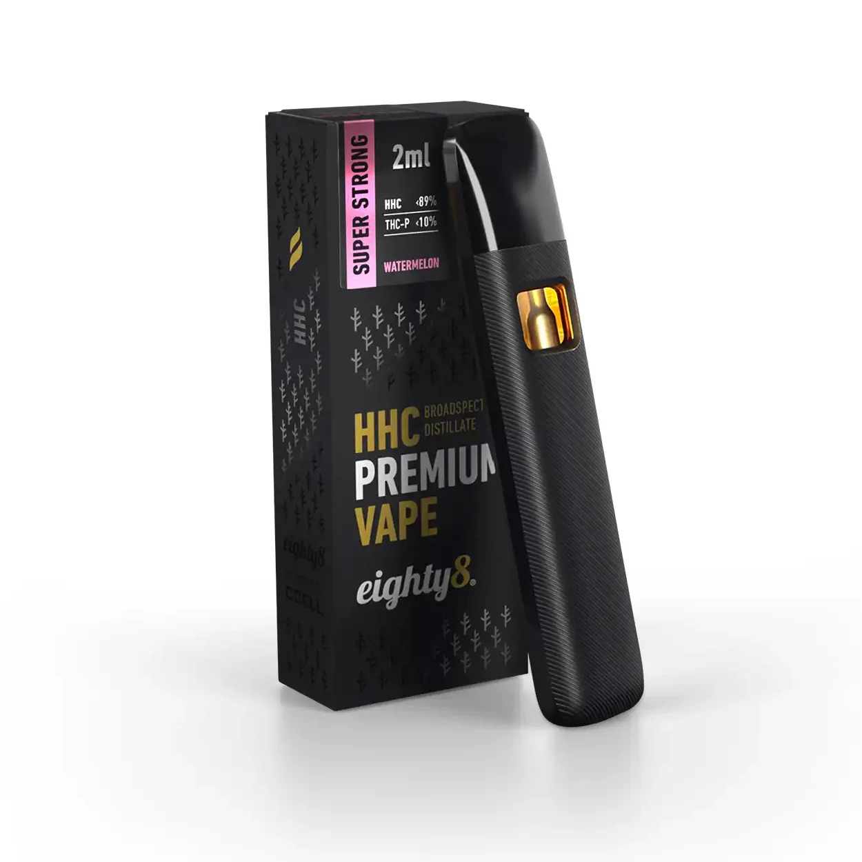 vape-thc-p-eighty8-2ml-watermelon-e1749667325555.webp Vape THC P + HHC Super Strong – Watermelon – Eighty8 2ML - Image 1